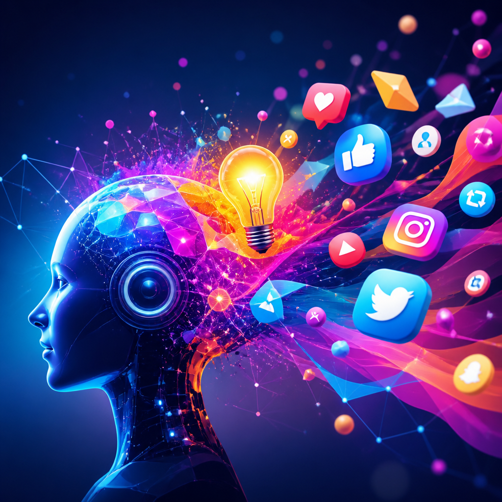 When AI Sparks the Creative Process: Generating Social Media Ideas