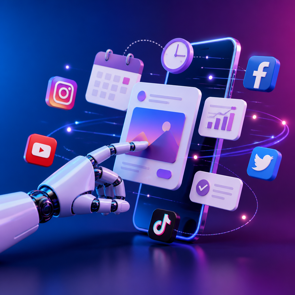 Using AI to Maintain Consistent Social Media Presence Effortlessly