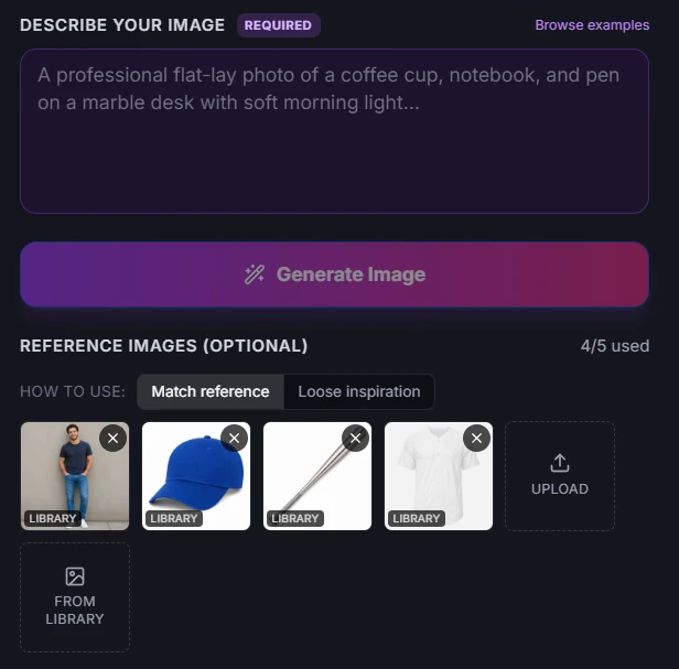 AI Image Studio guide: Scenario 1