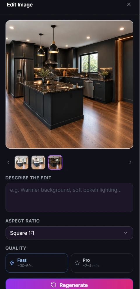 AI Image Studio guide: Edit Photoshoot