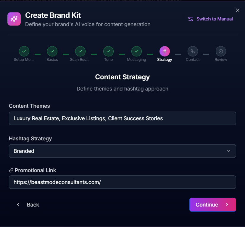 Refining audience, key messages and values